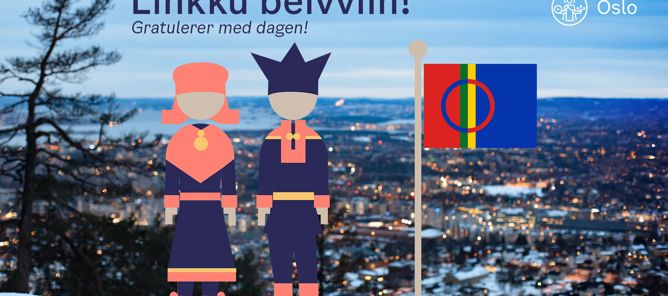 Foto: Oslo kommune. Illustrasjon i forbindelse med samenes nasjonaldag.